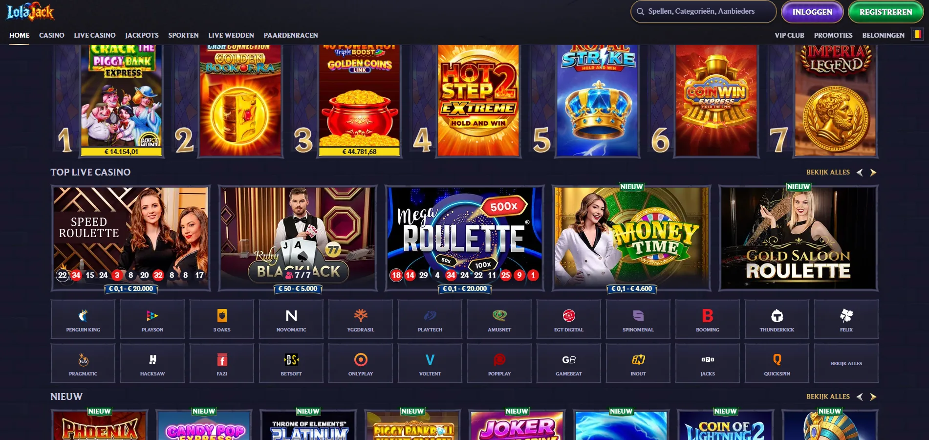 Lolajack Casino Inloggen