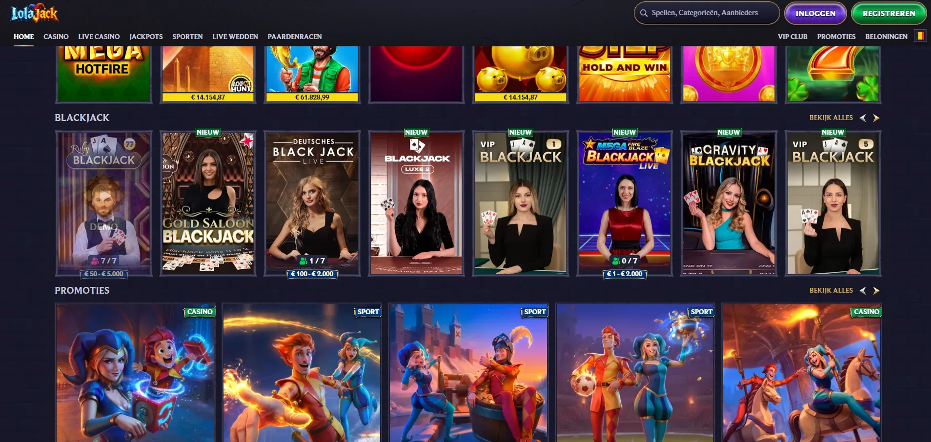 Lolajack Casino Bonus